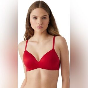 B.tempt’d Women’s Future Foundation Wire Free Convertible T-Shirt Bra, Red, 36B
